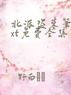 北派盗墓笔记txt免费全集下载