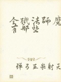 全职法师魔法系有哪些
