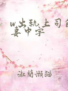 w出轨上司的人妻中字