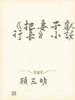 《把妻子献给张行长》小说