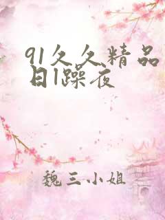 91久久精品日日l躁夜