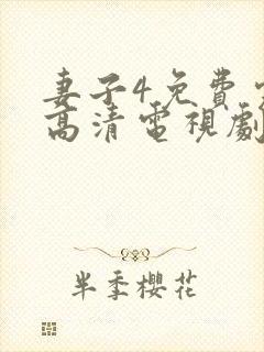 妻子4免费完整高清电视剧在线