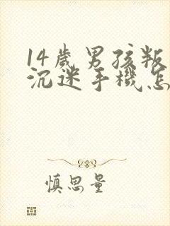 14岁男孩叛逆沉迷手机怎么管教