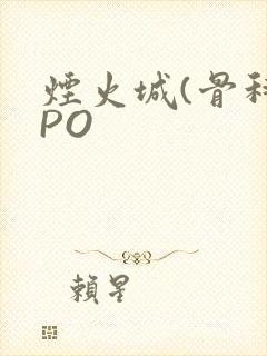 烟火城(骨科)PO