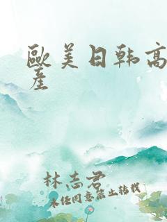 欧美日韩高清国产