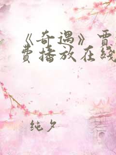《奇遇》贾冰免费播放在线观看全集