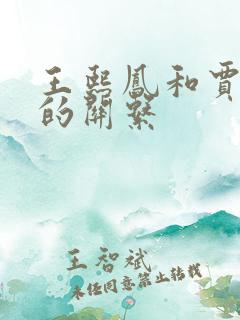 王熙凤和贾宝玉的关系