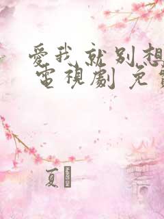 爱我就别想太多 电视剧 免费