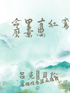 命里有红鸾星什么意思