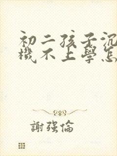初二孩子沉迷手机不上学怎么办