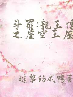 斗罗:龙王传说之虚空王座