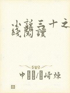 小说三十之妻在线阅读