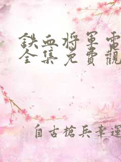 铁血将军电视剧全集免费观看