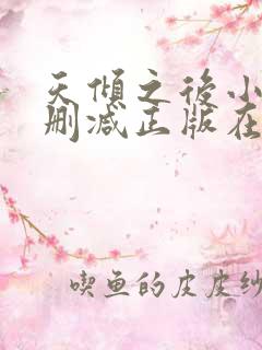 天倾之后小说无删减正版在线阅读
