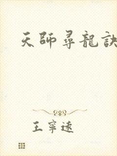 天师寻龙诀完整