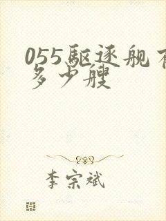 055驱逐舰有多少艘