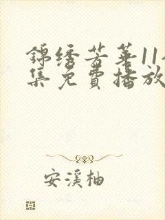锦绣芳华11全集免费播放
