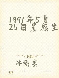 1991年5月25日农历生辰五行