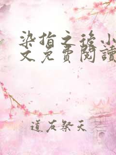 染指之后小说全文免费阅读