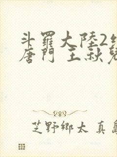 斗罗大陆2绝世唐门 王秋儿