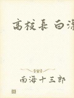 高校长 白洁