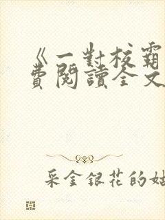 《一对校霸》免费阅读全文