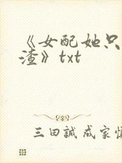 《女配她只想被渣》txt