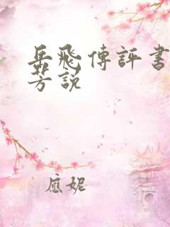 岳飞传评书刘兰芳说