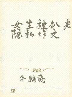 女生被扒光惩罚隐私作文
