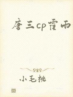 唐三cp霍雨浩
