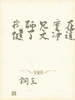 我师兄实在太稳健了文净道人结局