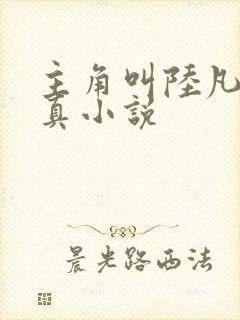 主角叫陆凡的修真小说