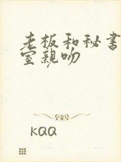 老板和秘书办公室亲吻