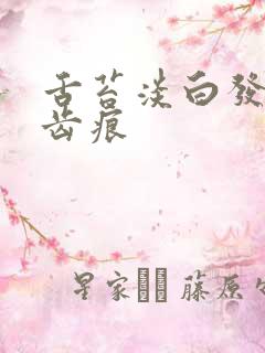舌苔淡白发黄有齿痕