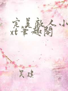 完美敌人小说txt笔趣阁