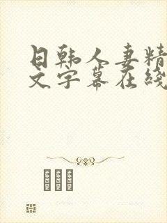 日韩人妻精品中文字幕在线