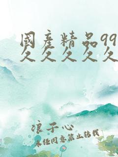 国产精品99久久久久久久久