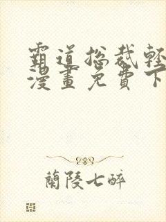 霸道总裁轻点爱漫画免费下拉式