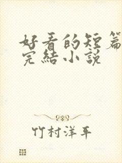 好看的短篇言情完结小说