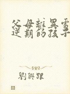 父母离异处在叛逆期的孩子怎么办