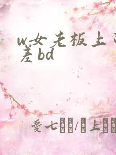 w女老板上司出差bd