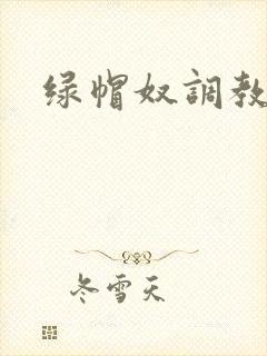 绿帽奴调教小说