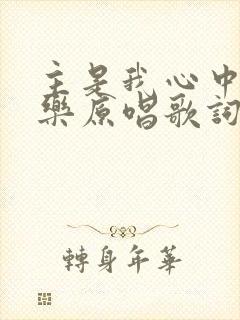 主是我心中的喜乐原唱歌词歌谱