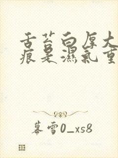 舌苔白厚大有齿痕是湿气重