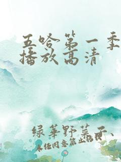 五哈第一季免费播放高清