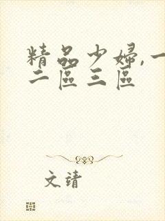 精品少妇,一区二区三区