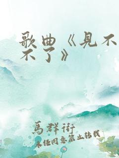 歌曲《见不到忘不了》