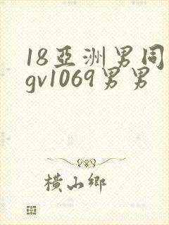 18亚洲男同志gv1069男男