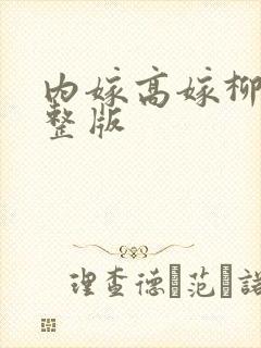 内嫁高嫁柳家完整版