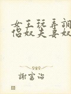 女王玩弄调教情侣奴夫妻奴小说
